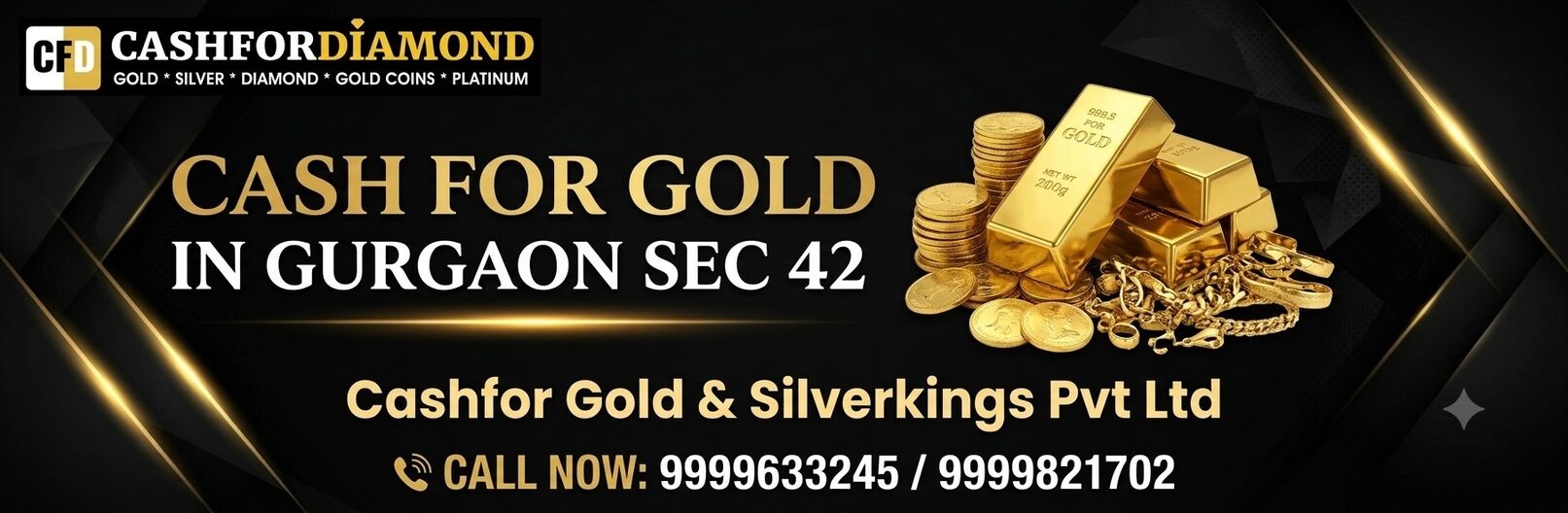  Cash for Gold in Sector 42 Gurgaon – Reliable Gold Selling Service
