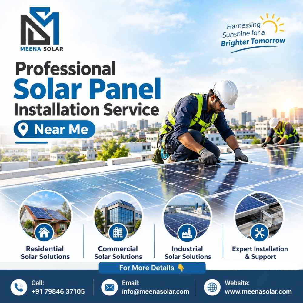  Professional Solar Panel Installation Service Near Me | Meena Solar