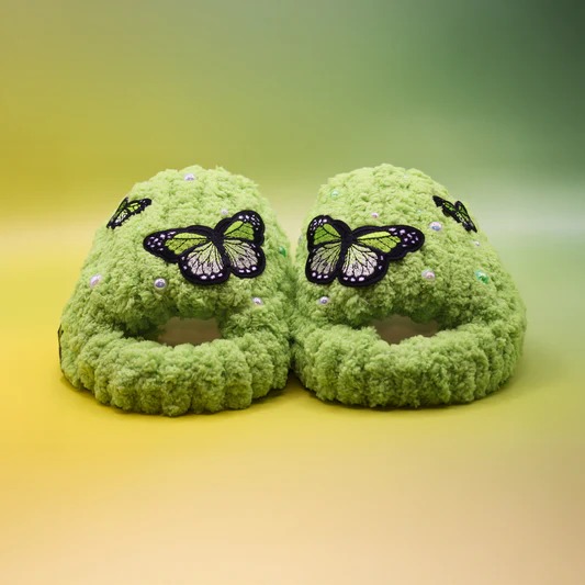  Step Into Style With Vibrant Lime Green Slides