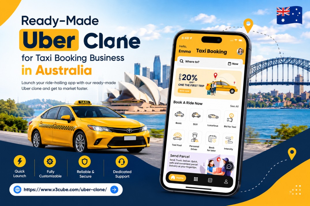  Ready-Made Uber Clone for Taxi Booking Business in Australia