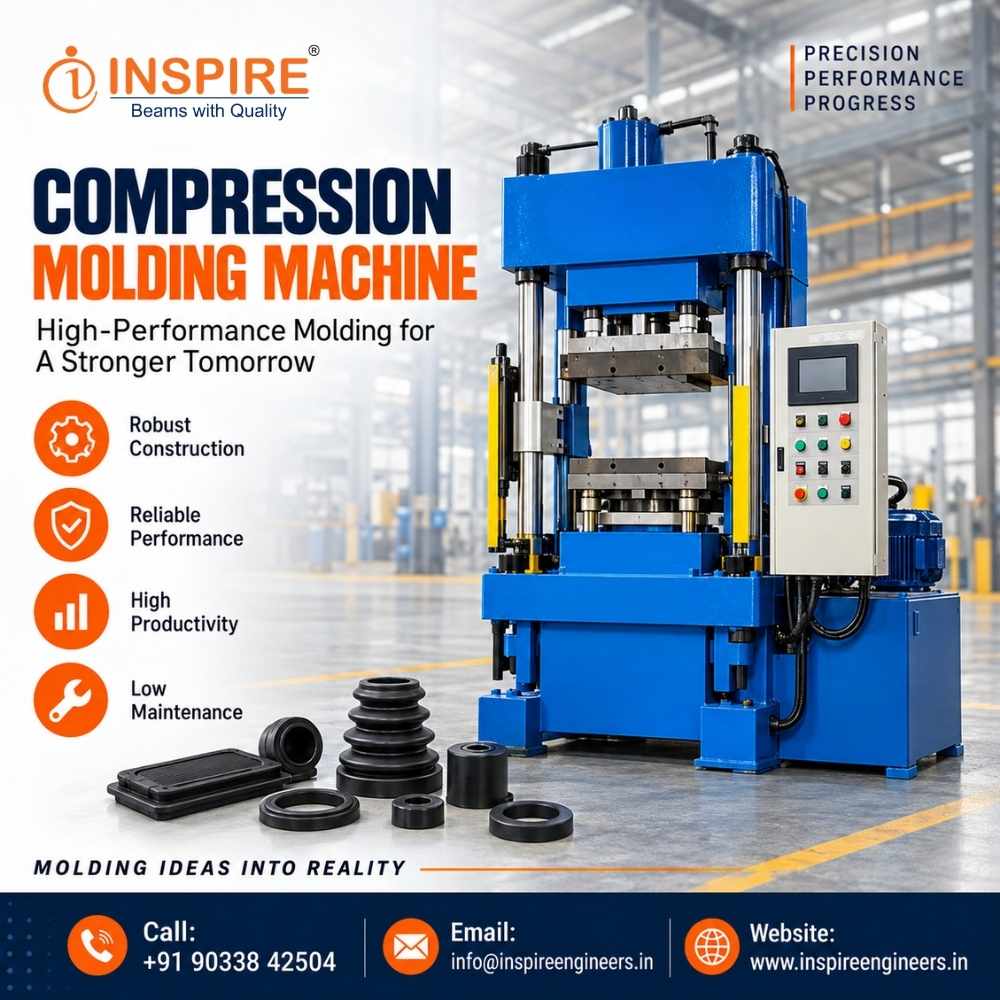  Compression Molding Machine Manufacturer for Reliable Industrial Production | Inspire Engineers