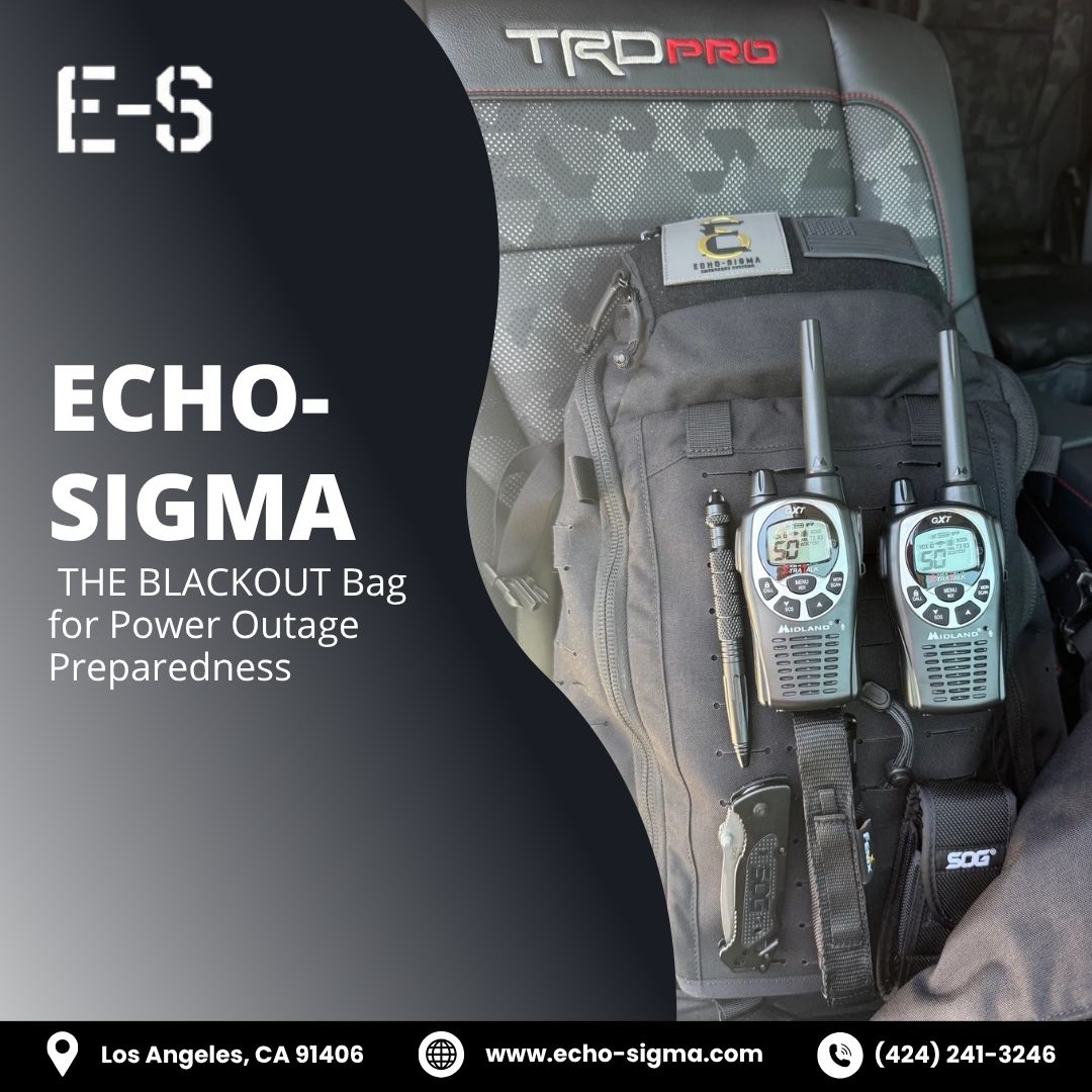  Echo-Sigma THE BLACKOUT Bag for Power Outage Preparedness
