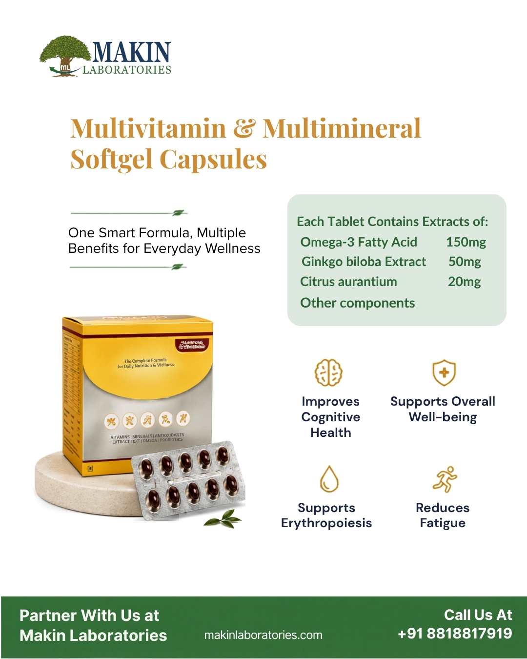  Nutraceutical Contract Manufacturer India | Makin Laboratories