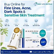  Tretinoin 0.05 Topical Cream – Buy Online for Fine Lines, Acne , Dark Spots & Sensitive Skin Treatment