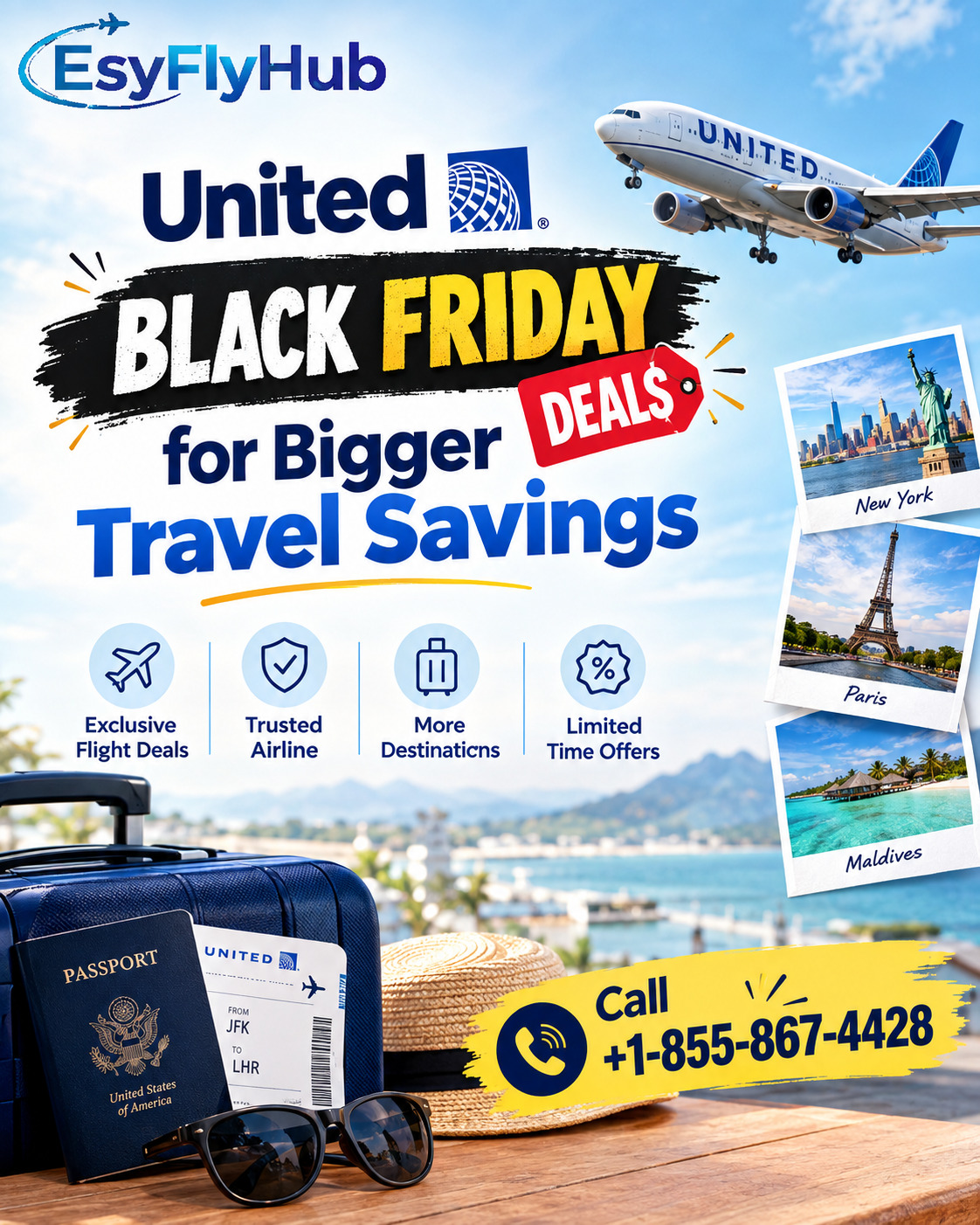  United Black Friday Deals for Bigger Travel Savings