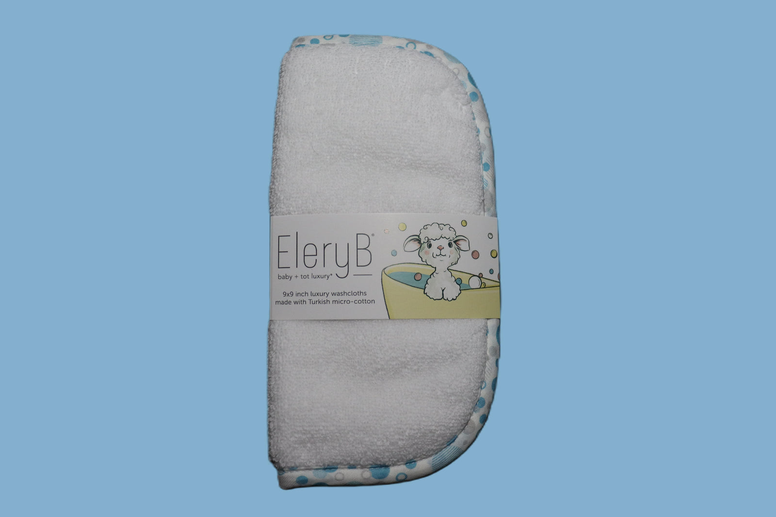  Luxury Hooded Baby Towel for Newborns USA – Ultra-Soft Turkish Microcotton | EleryB Blue Collection