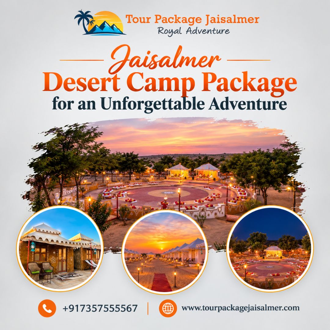  Jaisalmer Desert Camp Package for an Unforgettable Adventure