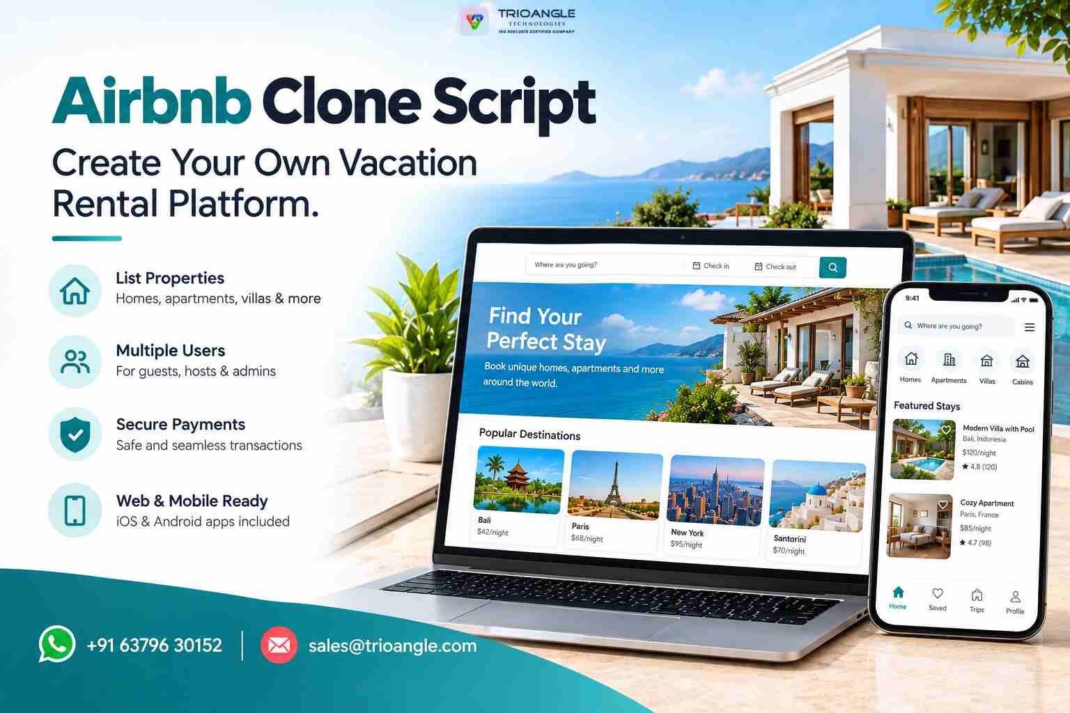  30% of US travelers prefer Airbnb-like short-term rentals, so why wait to launch?