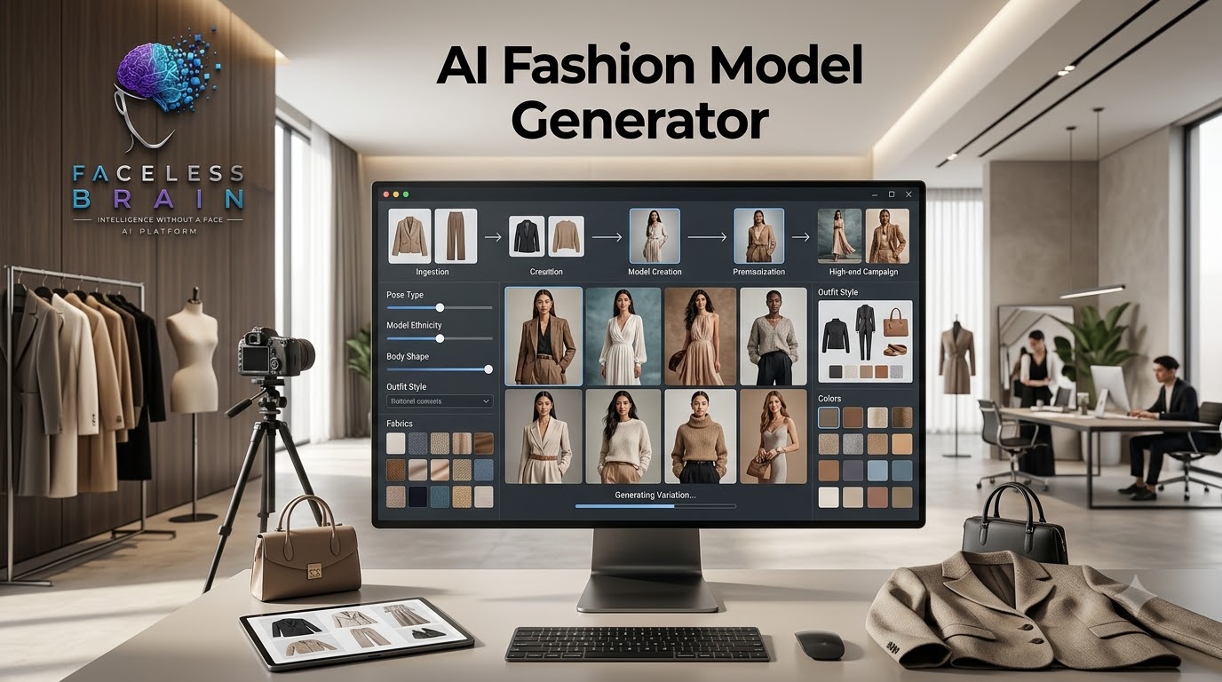  AI Fashion Model Generator for Creative Product Marketing
