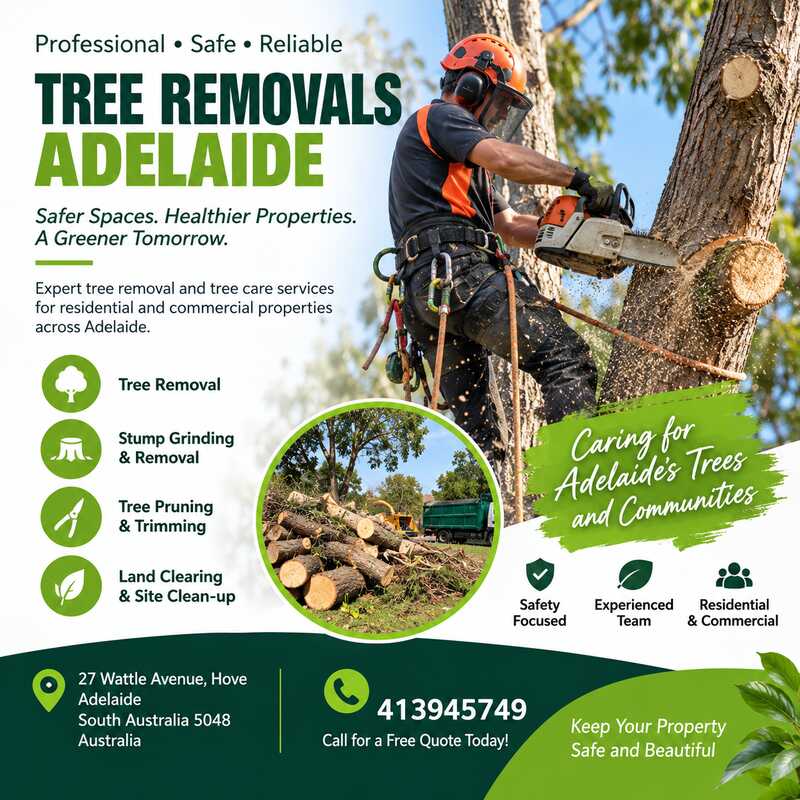  Professional Tree Removals Adelaide for Safe, Reliable Property Care