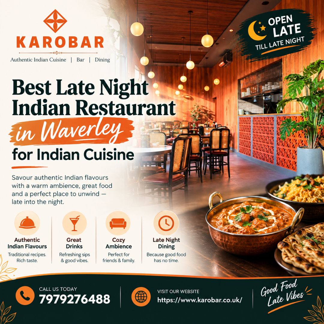 Best Late Night Indian Restaurant in Waverley for Indian Cuisine