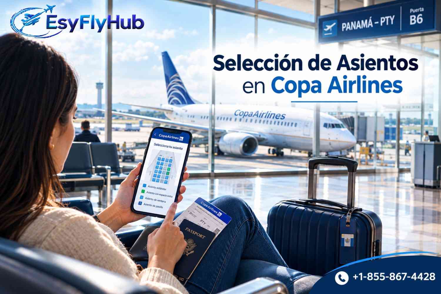  ¿Cómo seleccionar un asiento en Copa Airlines?