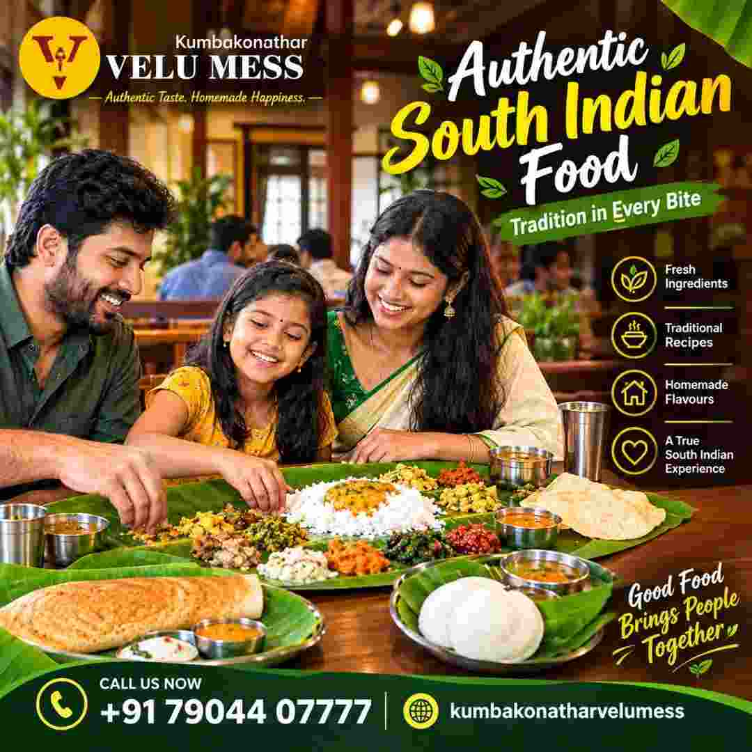  Authentic south indian food