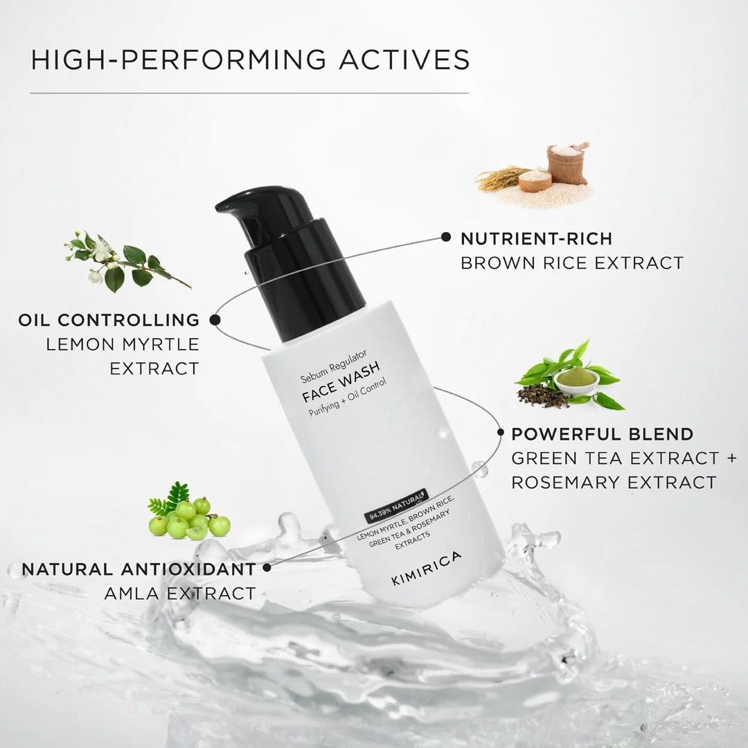  Hydrating Face Wash & Skin-Brightening Face Wash | Kimirica