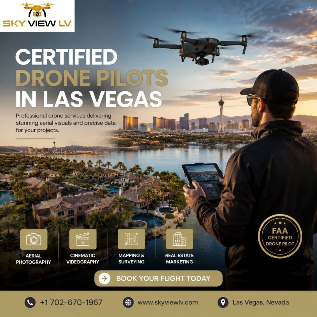  Certified Drone Pilots in Las Vegas
