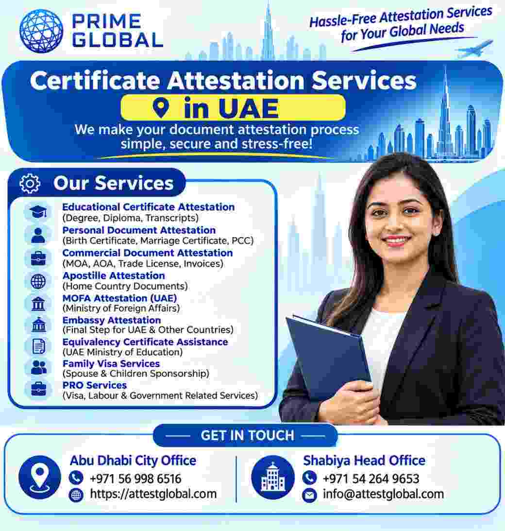  Certificate Attestation in UAE – Fast & Reliable Services