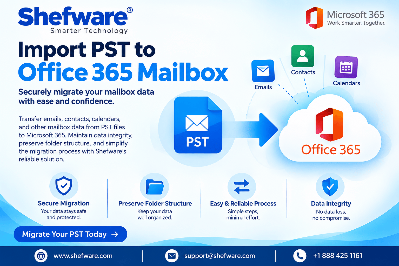  Import PST to Office 365 Mailbox – Secure & Efficient Migration