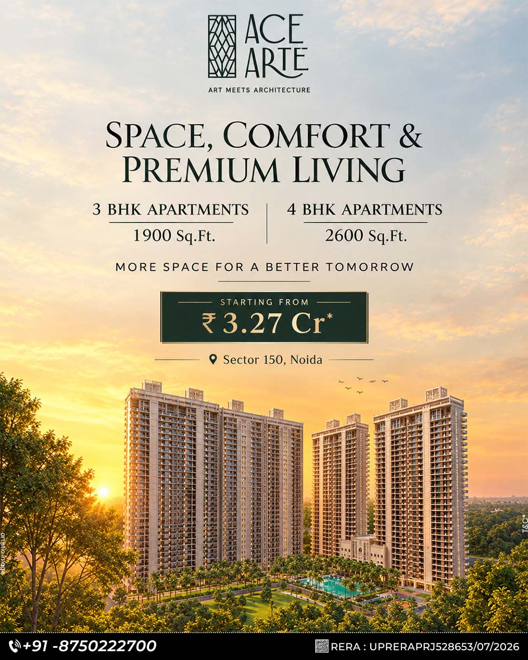  Ace arte apartments in noida