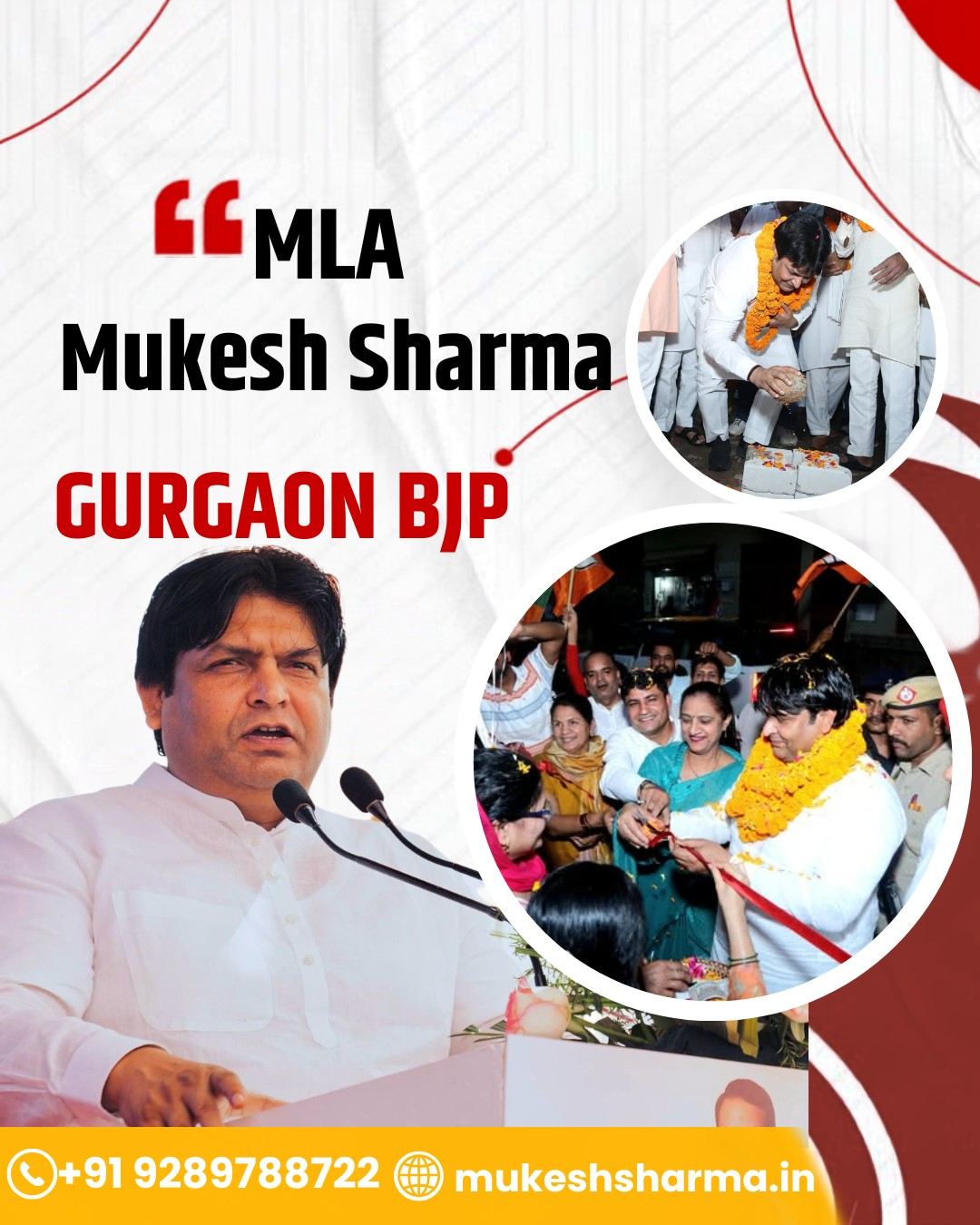  Mukesh Sharma Gurgaon BJP