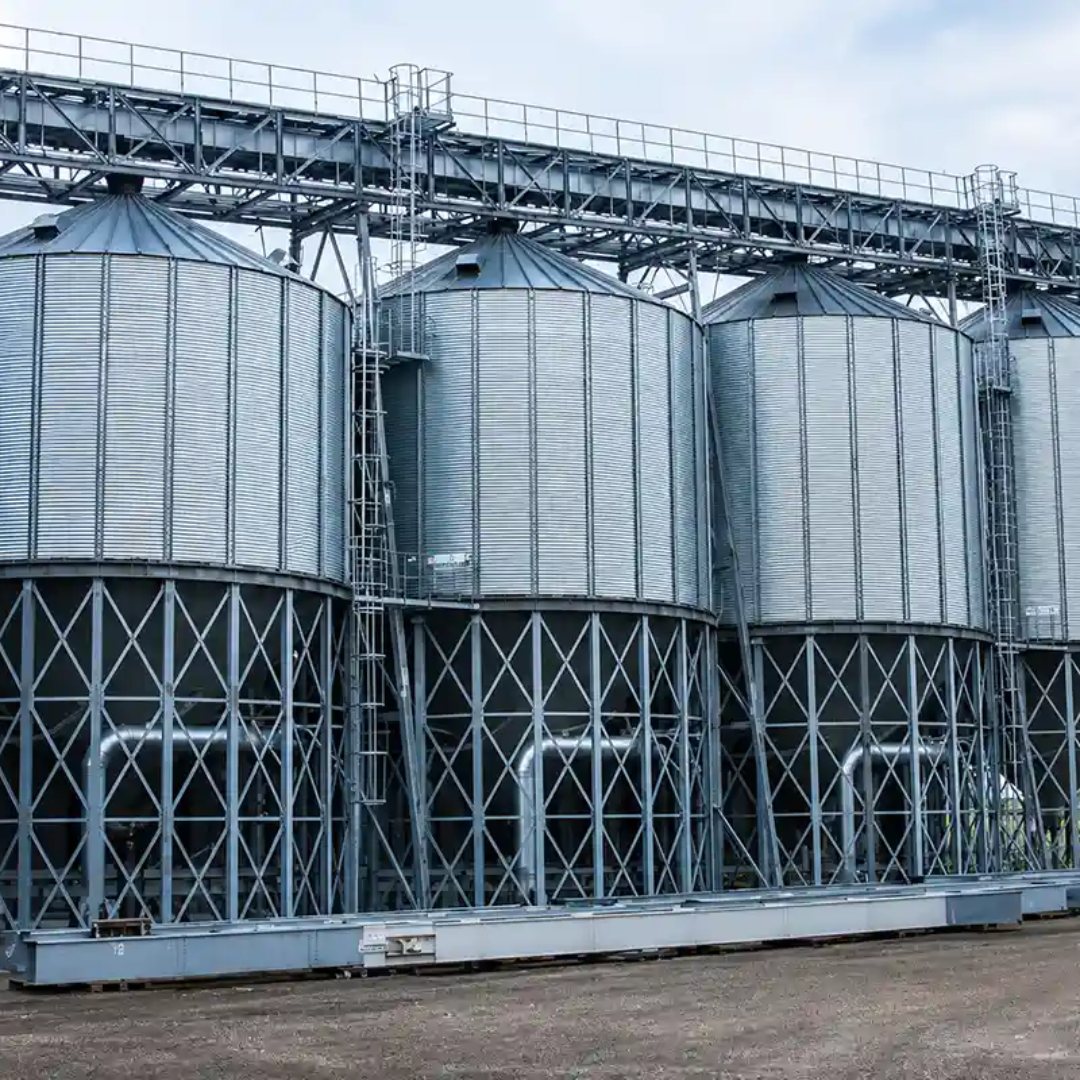  Hopper Bottom Silo for Easy Grain Discharge