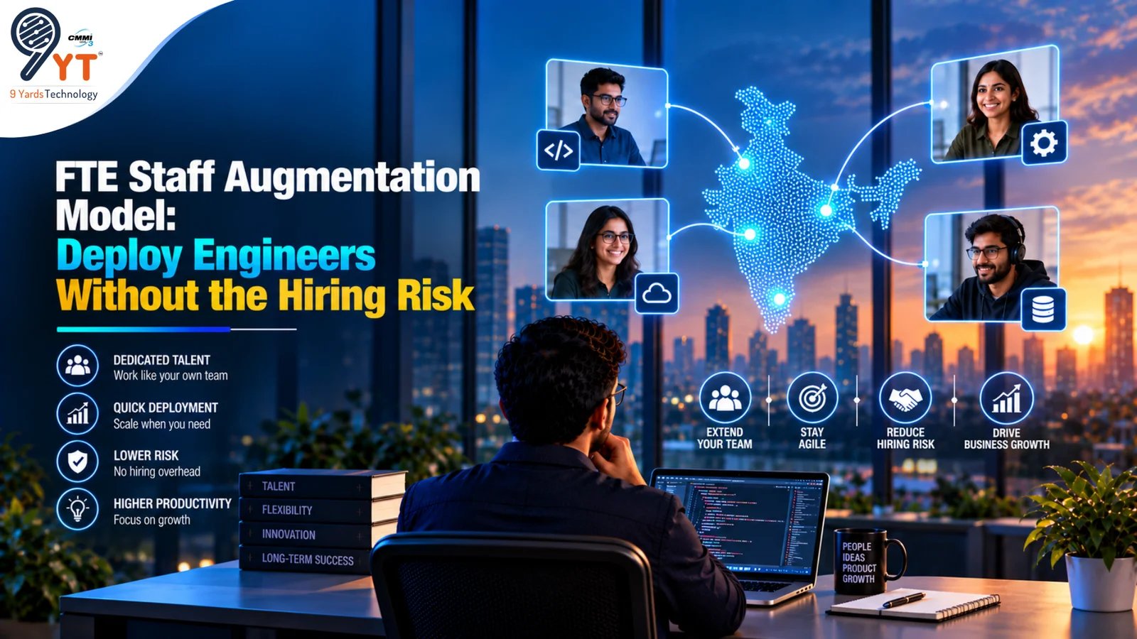  FTE Staff Augmentation Model for Flexible Hiring