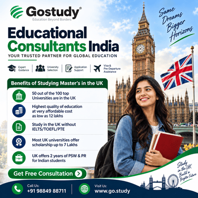  Educational Consultants India – Study Abroad Guide | GoStudy