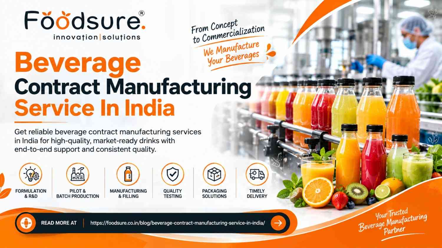  Beverage Contract Manufacturing Service in India