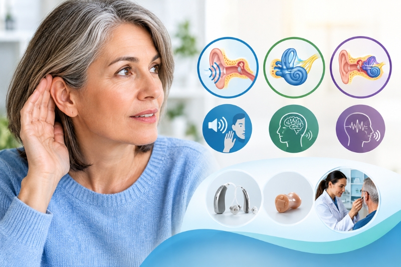  Common Types of Hearing Loss: Symptoms & Treatment Options