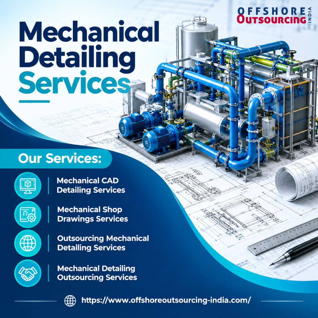  Precision Mechanical Detailing Services with CAD and 3D Models
