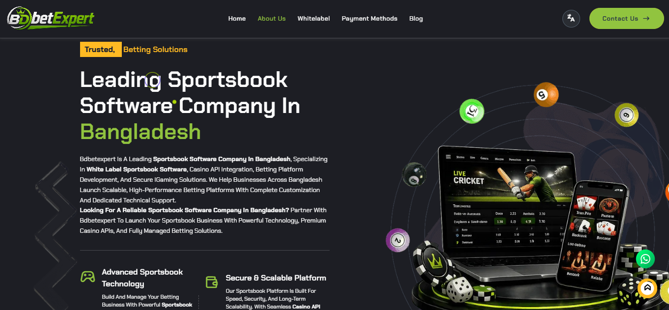  Sportsbook Software Company in Bangladesh
