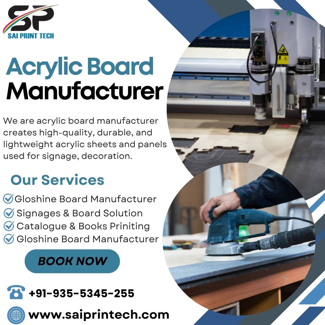  Acrylic Board Manufacturer Near Me for Modern Signage Needs