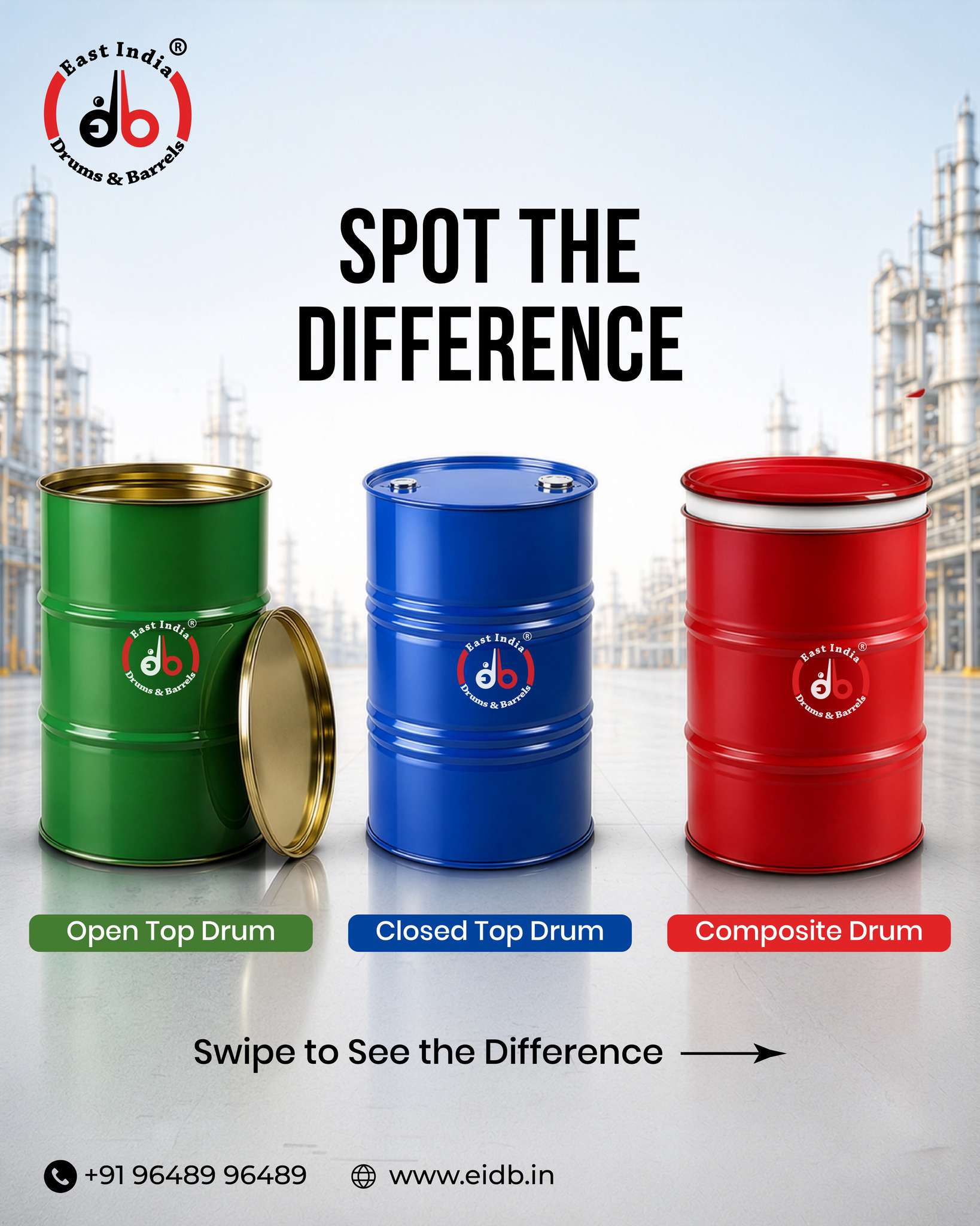  Steel Drums Manufacturers in India | Quality Industrial Metal Drums