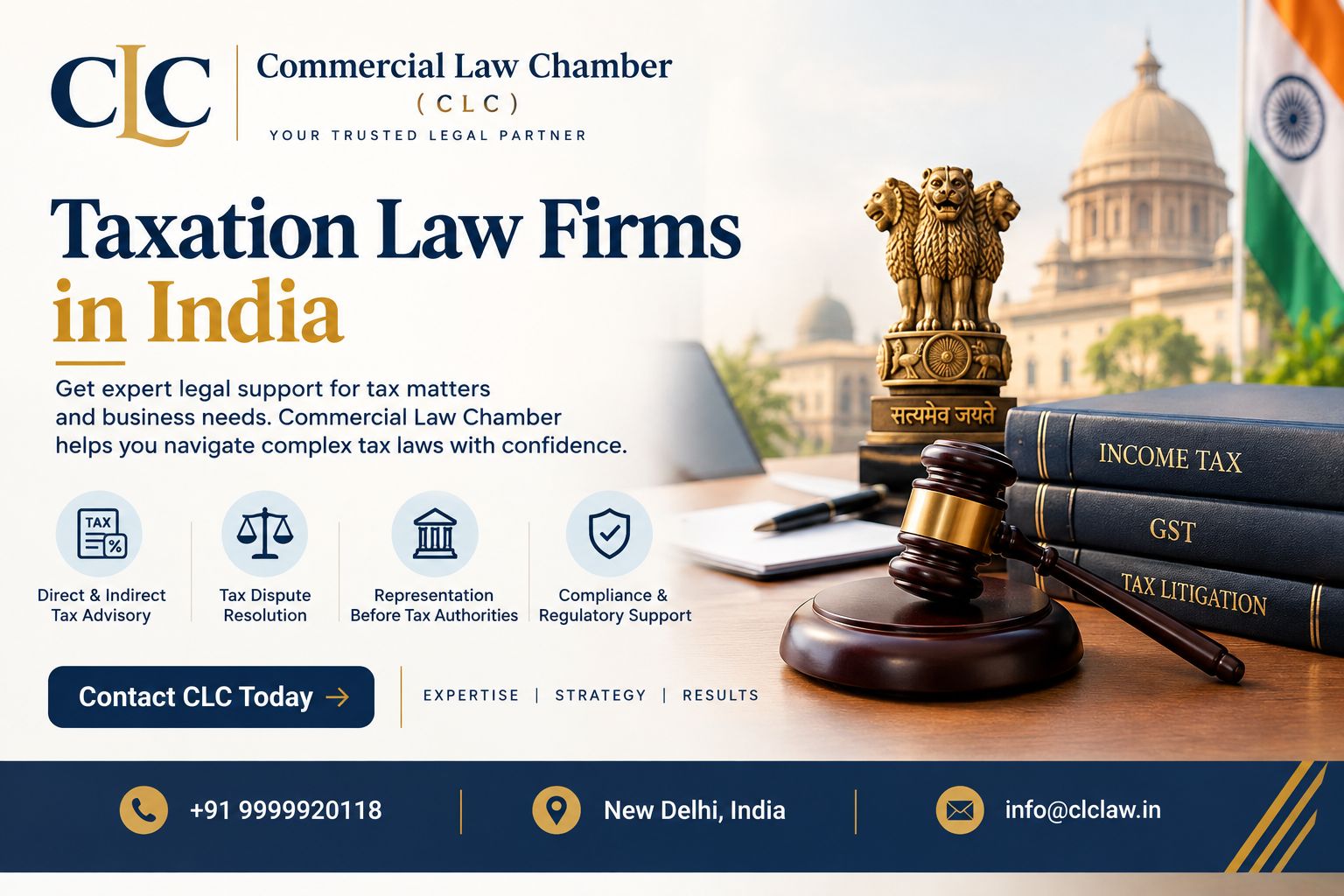  Taxation Law Firms in India | Commercial Law Chamber