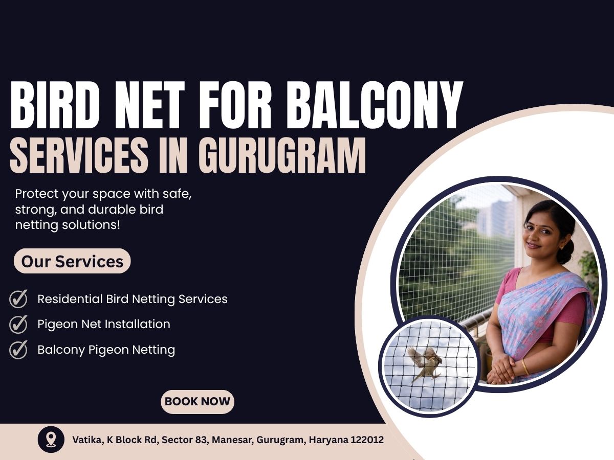  Premium Bird Net for Balcony in Gurugram