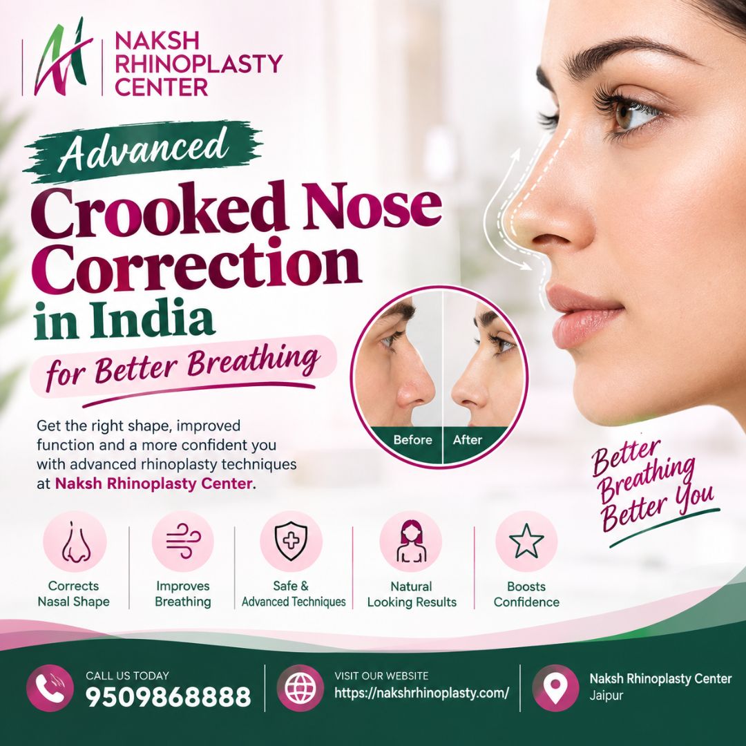  Advanced Crooked Nose Correction in India for Better Breathing