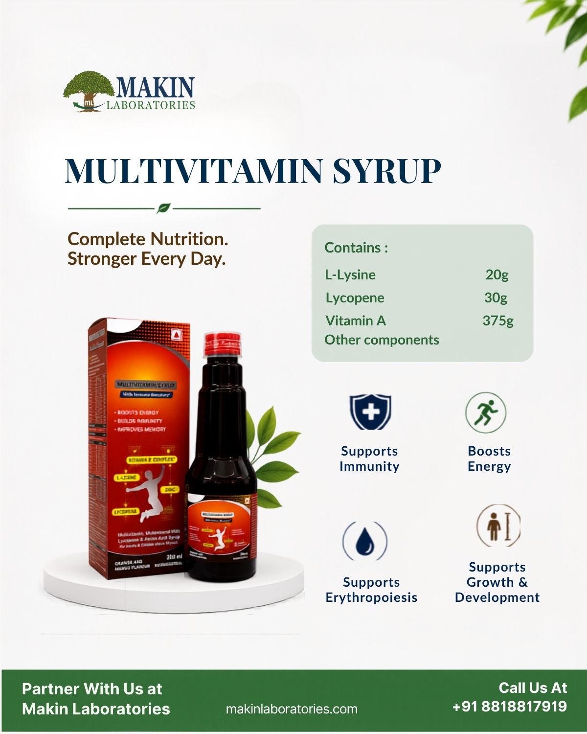  Reliable Nutraceutical Contract Manufacturer | Makin Laboratories