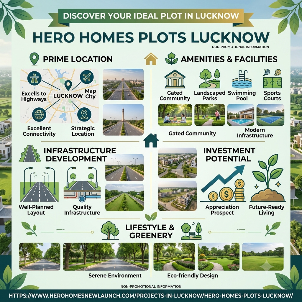  Hero Homes Plots Lucknow | Planned Land Spaces
