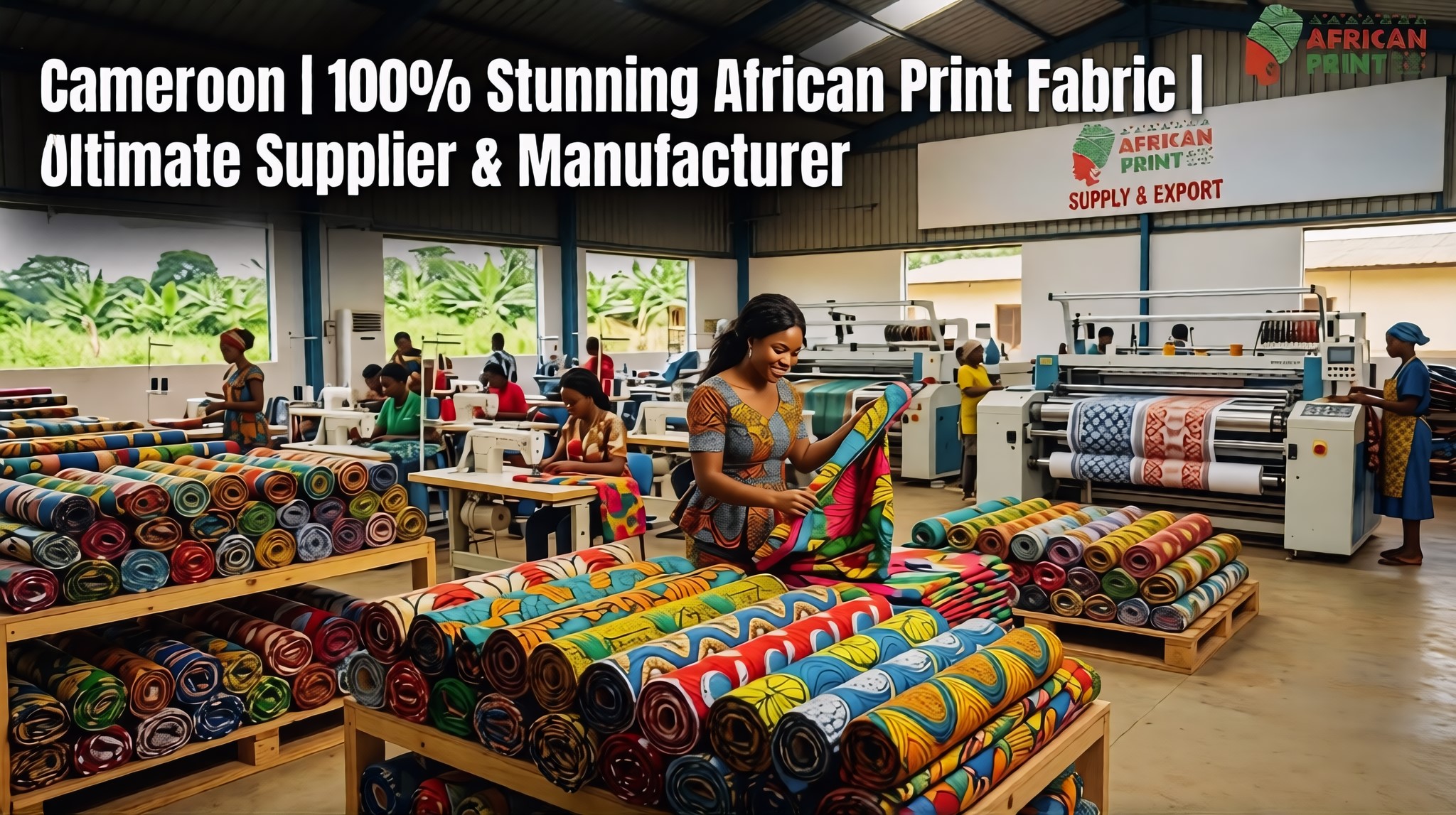  Cameroon |100% Stunning African Print Fabric | Ultimate Supplier & Manufacturer