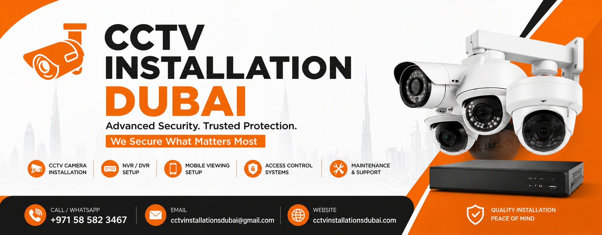  CCTV Installation Dubai | Security Systems & Maintenance