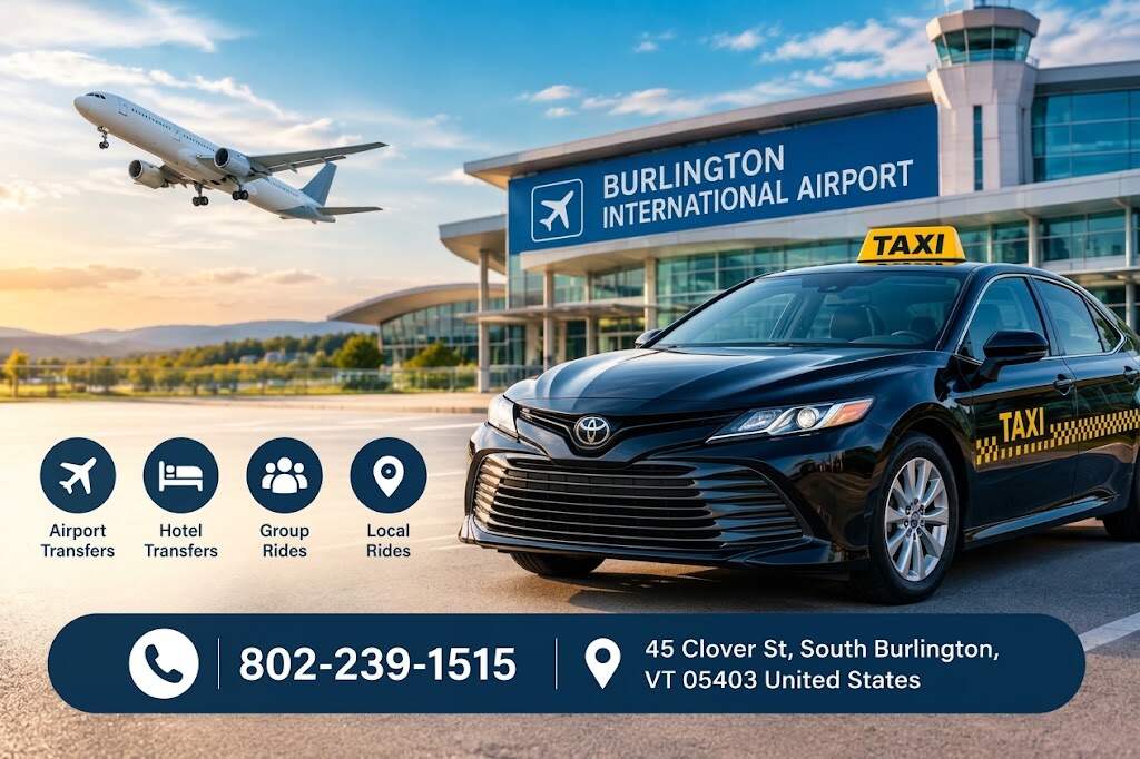  Best Taxi Service Burlington VT for Holiday Airport Trips