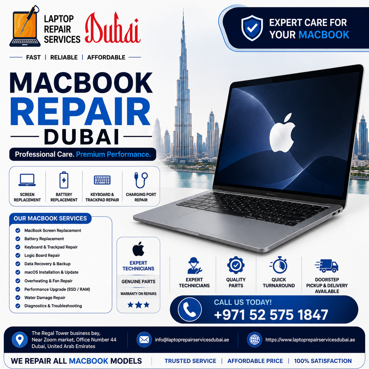  Reliable MacBook Service Center in Dubai | Expert Repairs