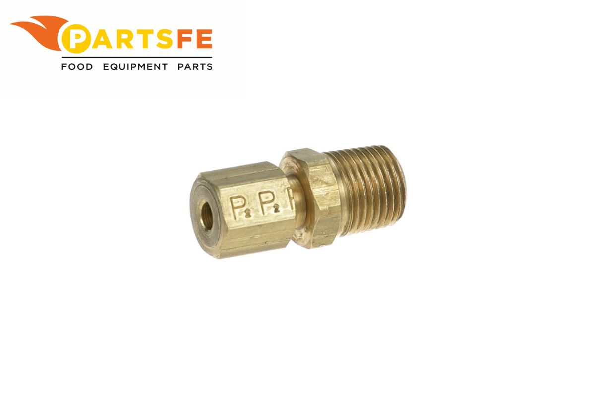  Frymaster 8130340 brass fryer adaptor 1/8 inch NPT x 1/8 inch tube