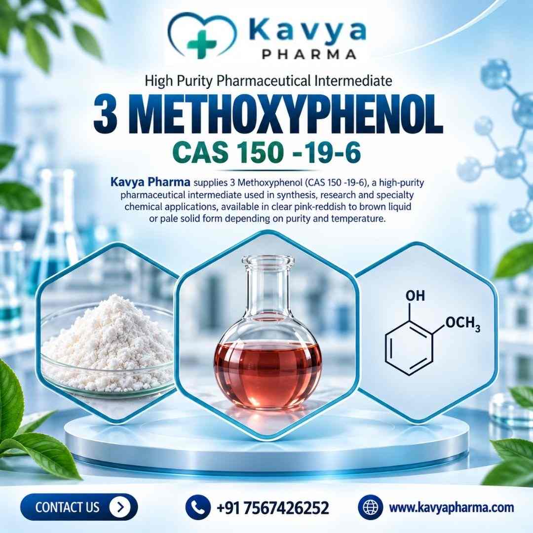  3 Methoxyphenol CAS 150 -19-6 | Kavya pharma