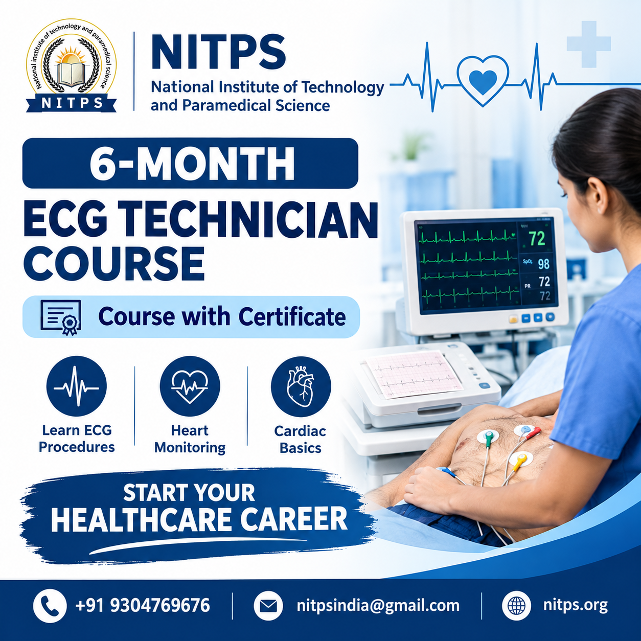  6-Month ECG Technician Course with Certificate