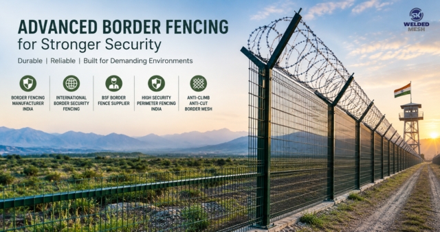  Border Fencing Manufacturer India | S.K. WeldedMesh