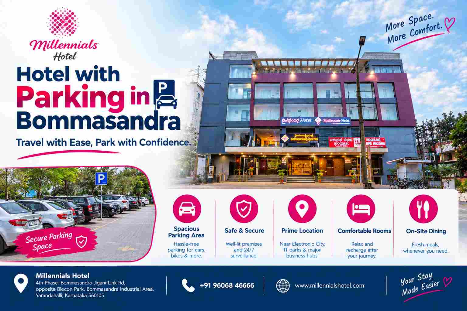  Hotel with Parking in Bommasandra