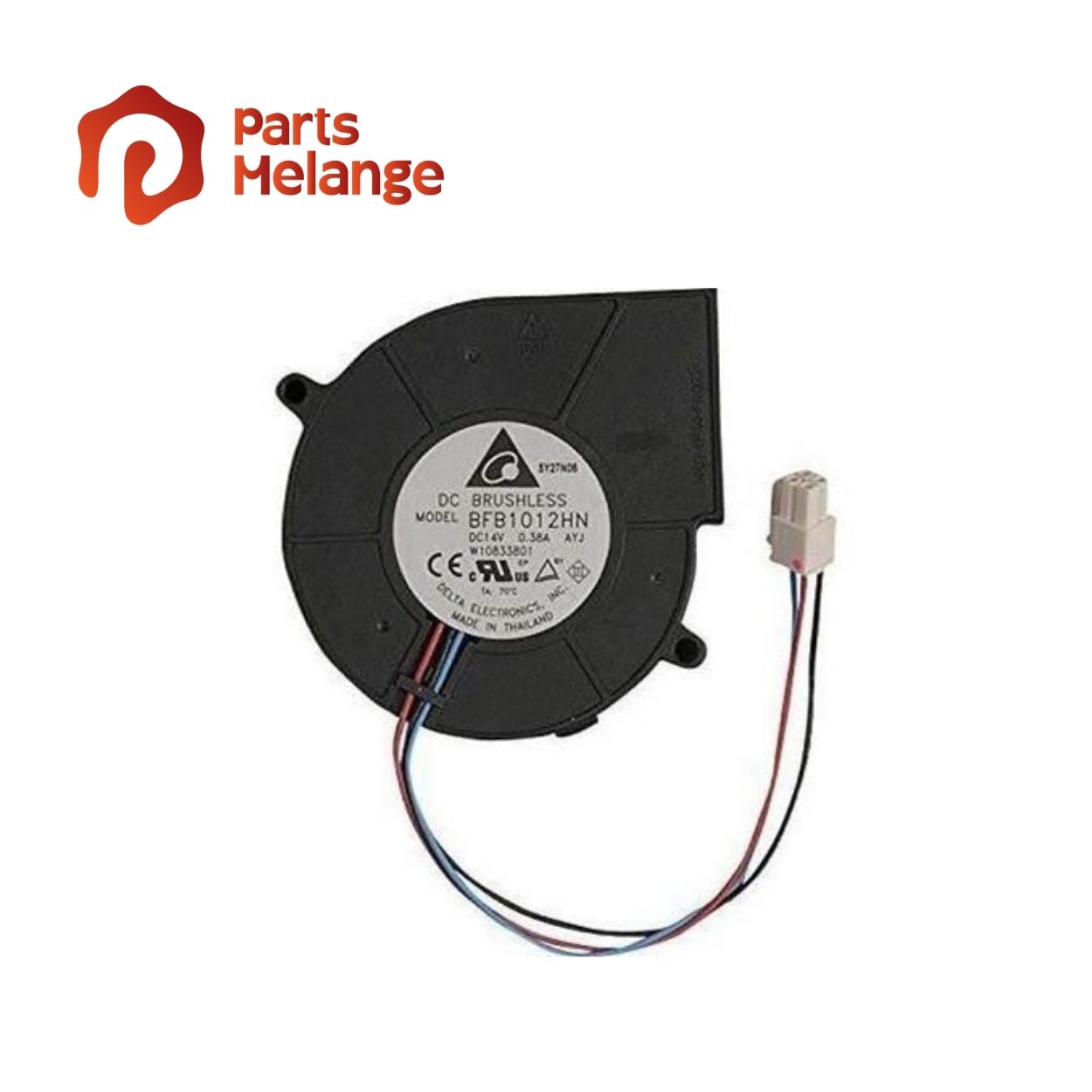  Whirlpool W10846539 Refrigerator Evaporator Fan Motor