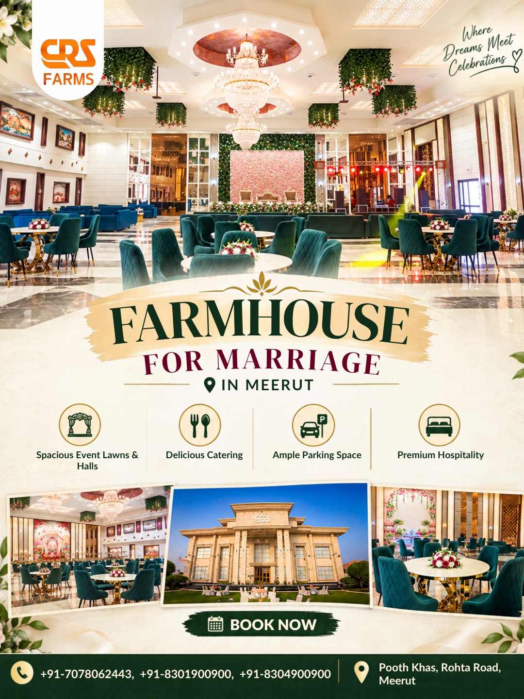  Farmhouse for Marriage in Meerut
