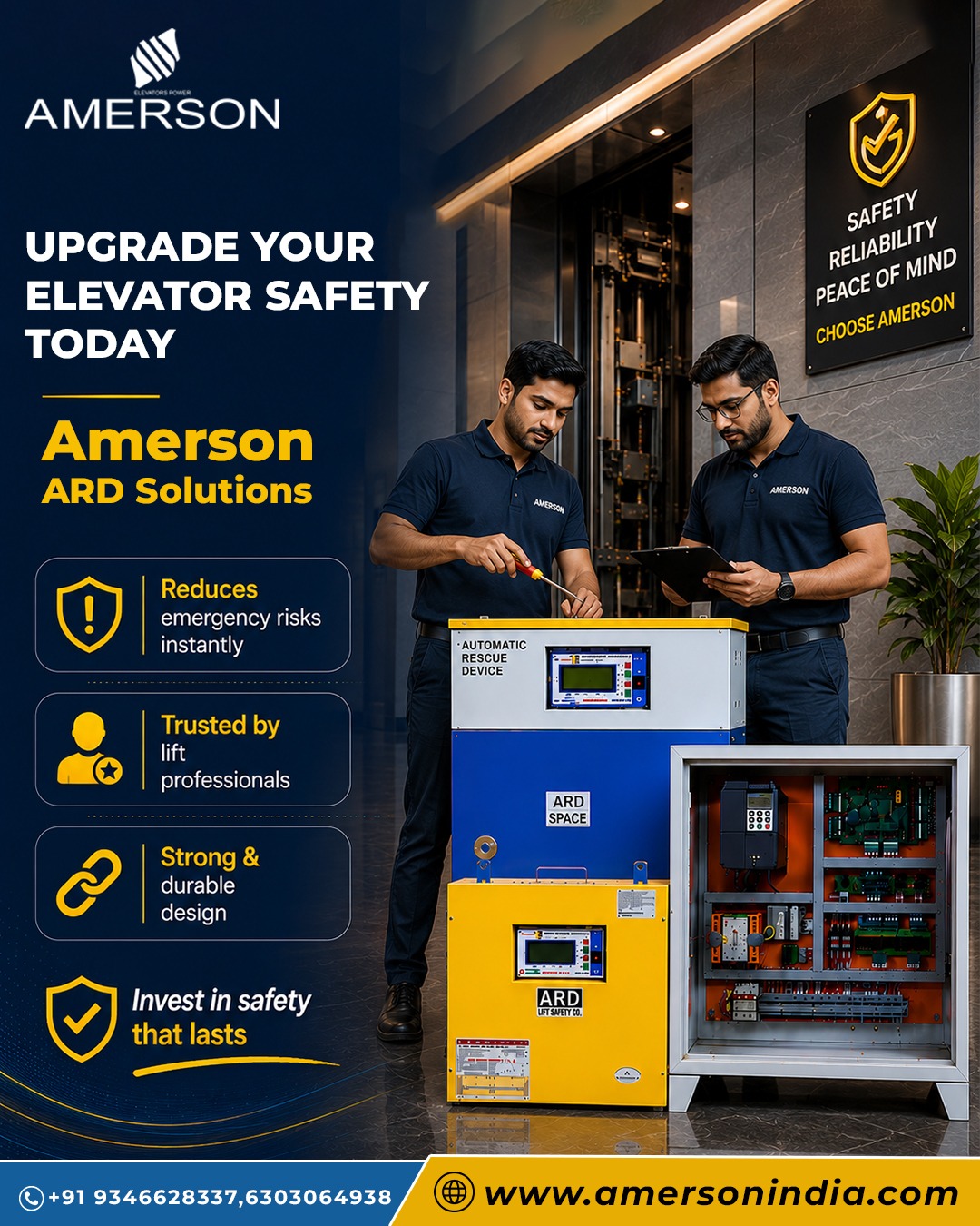  Advanced Elevator ARD System in Gurugram for Emergency Backup