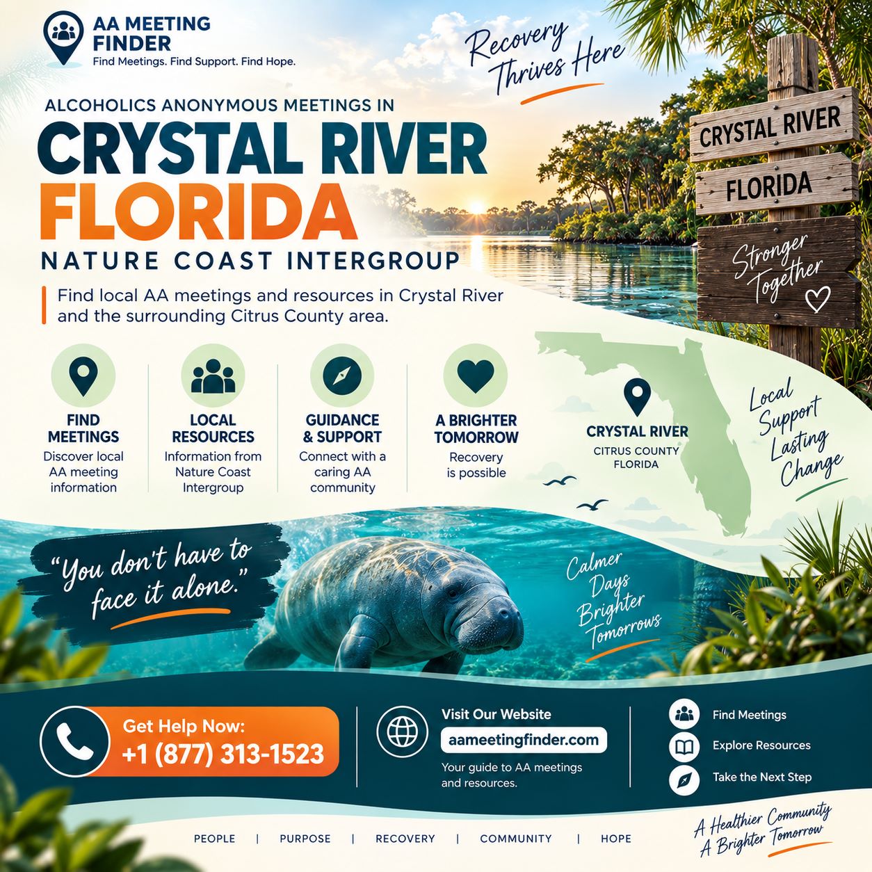  AA Meetings in Crystal River, Florida – Find Local AA Resources